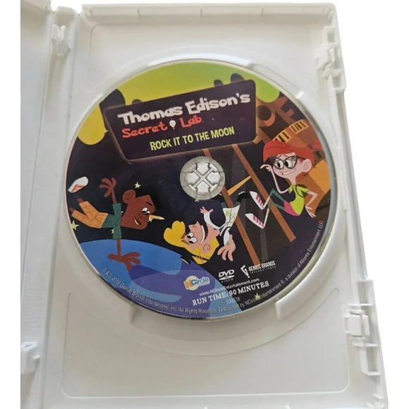Thomas Edisons Secret Lab Rock It To The Moon Movie DVD  -USED - Picture 2 of 4